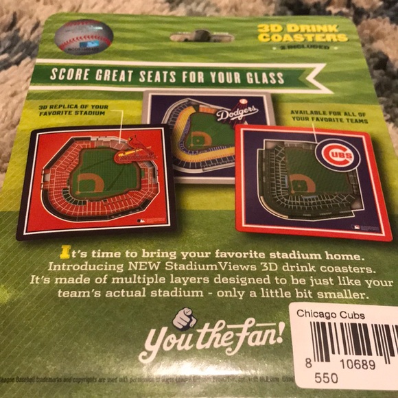Chicago Cubs coaster set - Picture 2 of 3
